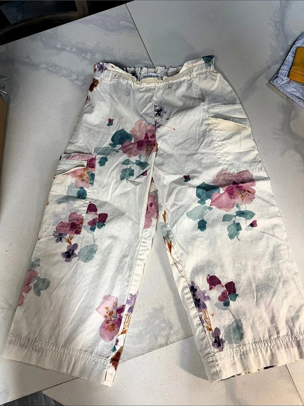 Zara Kids floral pants Floral Pants Girls 3-4 Years